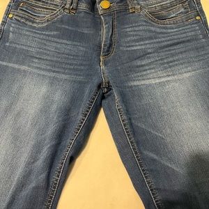 Democracy “Ab technology” ankle skinny jeans